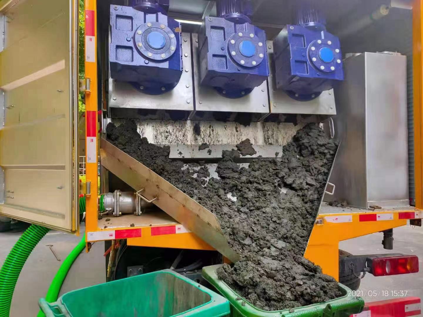 观山湖化粪池清掏城市维护站-泥浆净化干湿分离处理